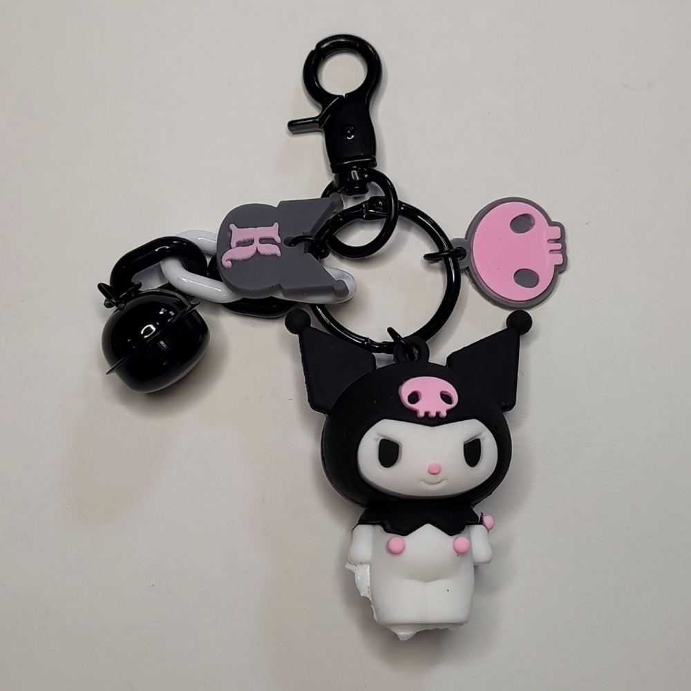 Hello Kitty and Friends Kuromi keychain